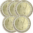 Set of 5 x 2 Euros Commemo. Germany 2006 - Schleswig Holstein (all 5 workshops) UNC ( non circulé)