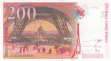 France  200 Francs - Gustave Eiffel - Tour Eiffel - 1996 - Serial C.052 UNC