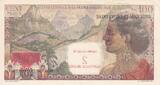 Saint Pierre & Miquelon  2 NF / 100 Francs - La Bourdonnais - ND (1963) - Serial Z.44 XF+
