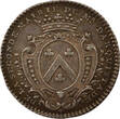 France 1 token Mayors of Nantes, René Darquistade - Silver Token, 2nd Mandate - 1740 AU