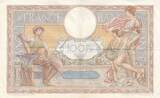 France 1938 100 Francs Luc Olivier Merson - 17-03-1938 - Serial K.58158 VF