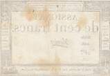 France  100 francs - 18 Nivose An III - 1794 - Sign. Varnier - Serial 4466 VF