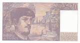 France  20 Francs - Debussy - 1987 - Serial P.022 UNC