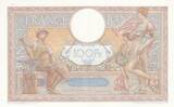 France 1939 100 Francs - Luc Olivier Merson - 19-05-1939 - Serial W.66918 XF+