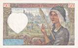France 1942 50 Francs Jacques Coeur - 08-01-1942 - Serial U.163 XF