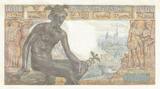France 1942 1000 Francs - Goddess Demeter - 20-06-1942 - Serial V.628 UNC