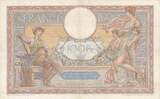 France 1932 100 Francs LOM - large cartridges - 15-09-1932 - Serial R.36936 VF