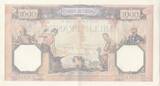 France 1939 1000 Francs - Ceres and Mercury - 26-01-1939 - Serial F.5971 XF
