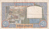 France  20 Francs Science and Industry - 11/06/1941 - Serial V.4412 VF