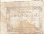 France  100 Francs - 18 Nivose An III - (07.01.1795) - Sign. Berton - Serial 1853 VF