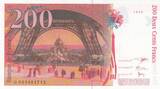 France  200 Francs - Gustave Eiffel - Tour Eiffel - 1996 - Serial G.049 UNC