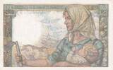 France 1949 10 Francs - Minor - 30-06-1949 - Serial U.198 AU
