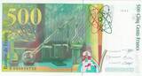 France  500 Francs - Pierre and Marie Curie - 1994 - Serial K.000858738 UNC