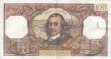 France 1971 100 Francs - Corneille - 01-07-1971 - Serial M.569 VF