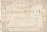 France  100 francs - 18 Nivose An III - 1794 - Sign. Edouard - Serial 4109 VF