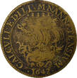 France 1 token Mayors of Nantes, Christophe Juchault - Brass Token -1642 TB-