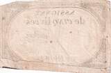 France 5 livres 5 Pounds 10 Brumaire Year II (31.10.1793) - Sign. Audouin - Serial 26389 FF