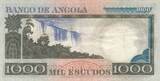 Angola 1973 1000 Escudos - L. de Camoes - Waterfalls - 10-06-1973 - Serial AD VF+