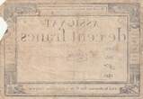 France  100 francs - 18 Nivose An III - 1794 - Sign. Bouly - Serial 916 FF