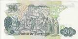 Portugal 1971 20 Escudos - Garcia de Orta - 27-07-1971 - Serial HV XF