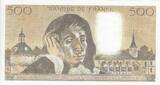 France 1983 500 francs - Pascal - 02-06-1983 - Serial D.187 UNC