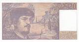 France  20 Francs - Debussy - 1986 - Serial E.016 UNC