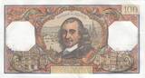 France 1966 100 Francs Corneille - 06-10-1966 Serial Q.201 XF+
