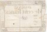 France  100 Francs - 18 Nivose An III - (07.01.1795) - Sign. Ogé - Serial 4175 2760 VF