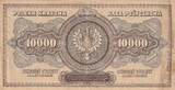 Poland  10000 Marek - Head of Women - 1922 - Serial C 7918210 VF