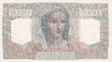 France 1945 1000 Francs Minerva and Hercules - 12-07-1945 - Serial X.94 XF