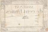 France  100 Francs - 18 Nivose An III - (07.01.1795) - Sign. Saxy - Serial 2006 VF