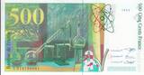 France  500 Francs - Pierre and Marie Curie - 1994 - Serial G.010 UNC