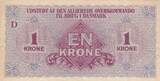 1 Krone ND1945 - Allied Kommando in Denmark - 2nd VF+
