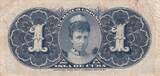 Cuba  1 Peso - Arms - Queen Maria Christina - 1896 - P.47 FF