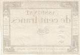 France  100 Francs - 18 Nivose An III - (07.01.1795) - Sign. Massé - Serial 859 VF