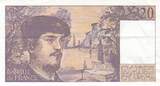 France  20 Francs Debussy - 1983 - Serial O.011 XF