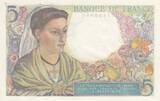 France 1947 5 Francs - Shepherd - 30-10-1947 - Serial W.148 UNC