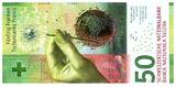 Switzerland 2022 50 Francs - Flower - Mountains - 2015 UNC