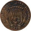 France 1 token Maire de Nantes - Claude Bidé, Sieur De Ranzay - Jeton Cuivre 1653 FF+