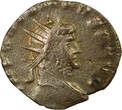 Roman Empire 1 antoninien Gallienus - Antoninianus, Emperor Sacrificing - 259 Mediolanum TB+/TTB