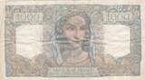 France 1950 1000 Francs Minerva and Hercules - 02-03-1950 - Serial L.633 VF
