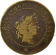 France 1 token Army - Brass Token, Draw - 1883 n°148 TB-