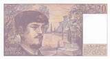 France  20 Francs - Debussy - 1989 - Serial M.025 UNC