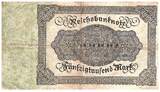 Germany  50000 Mark Burgermaster Brauweiler - 1922 Serial B VF