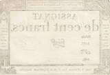 France  100 francs - 18 Nivose An III - 1794 - Sign. Gros - Serial 3237 VF