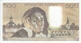France 1983 500 francs - Pascal - 06-01-1983 - Serial A.169 UNC
