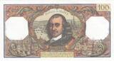 France 1975 100 Francs - Corneille - 06-11-1975 - Serial W.886 UNC