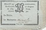 France 5 sols Loches Loches District - 1792, R5 Rare ! -