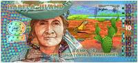 Equatorial Territories  10 Francs, Isabela Island - Woman - Lightfoot crabe Indians peopleIsabela Island - Woman - Lightfoot crabe Indians people...