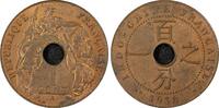 French Indo-China 1 cent 1 Cent Republican statue - 1938 A - PCGS MS63 RB - Lec 99 -